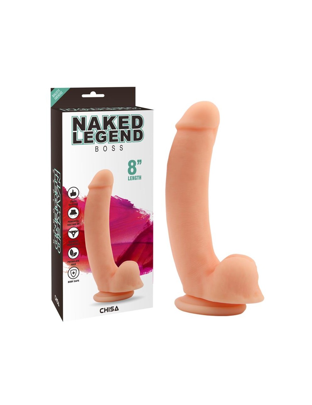 Dildo Boss 205 x 41 cm Silicona Natural