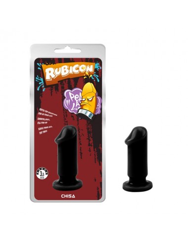 Plug Anal Evil Talla S 9 x 33 cm Negro