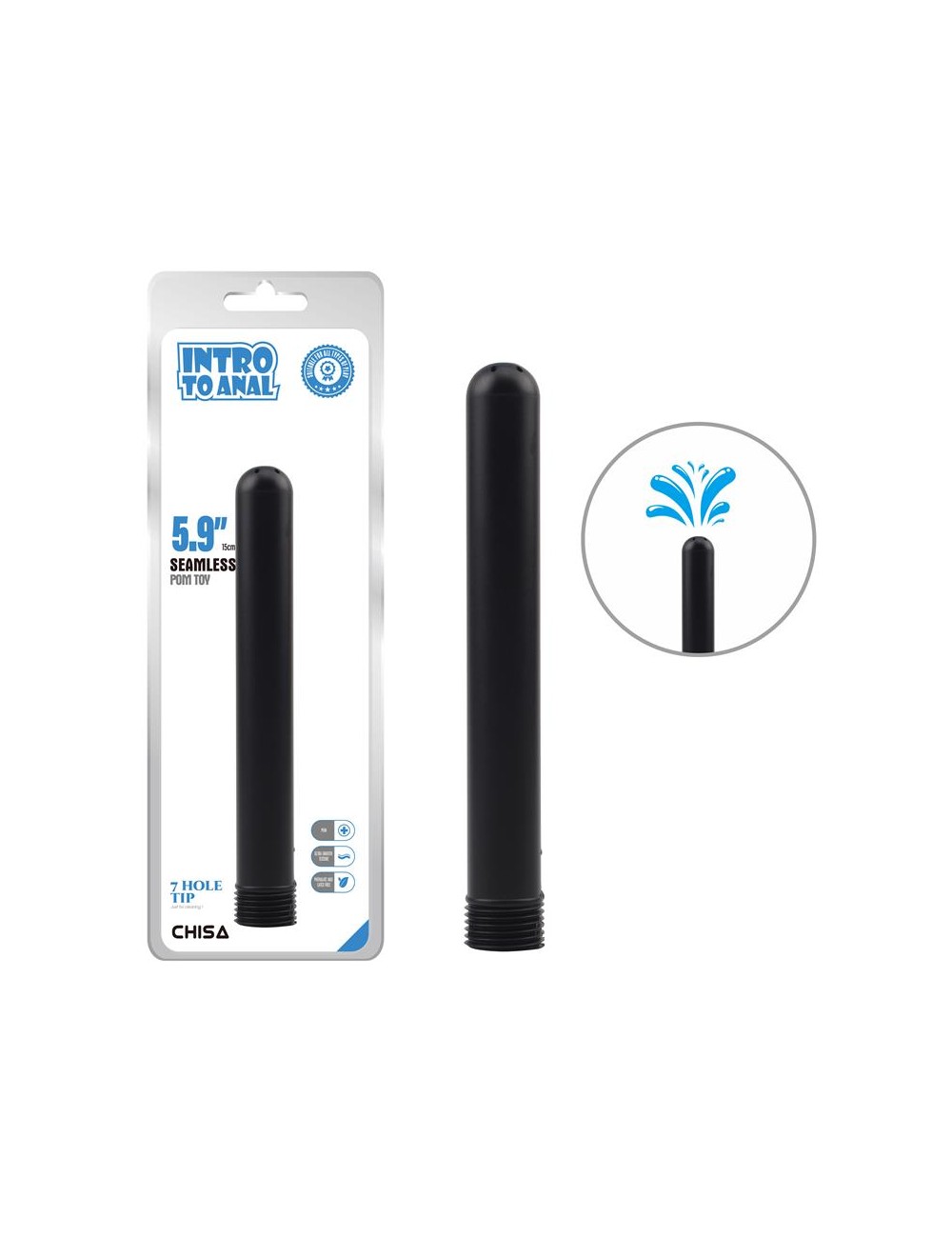 Ducha Anal Cleaner Tube 15 cm Negro