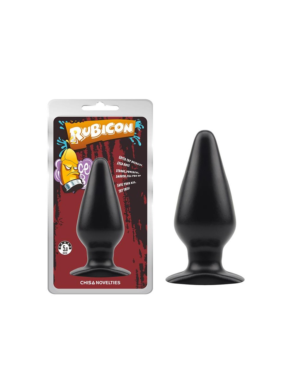 Plug Anal Rubicon 15 x 57 cm Negro