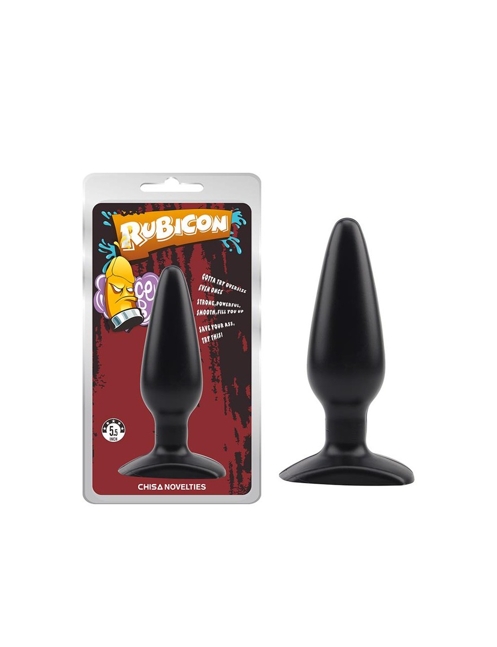 Plug Anal Rubicon 135 x 45 cm Negro