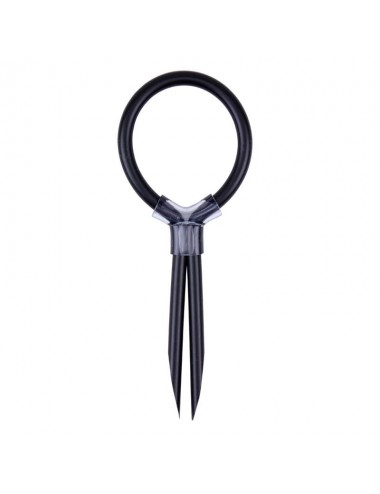 Anillo para el Pene Ajustable Stud Silicona Negro