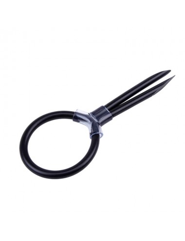 Anillo para el Pene Ajustable Stud Silicona Negro