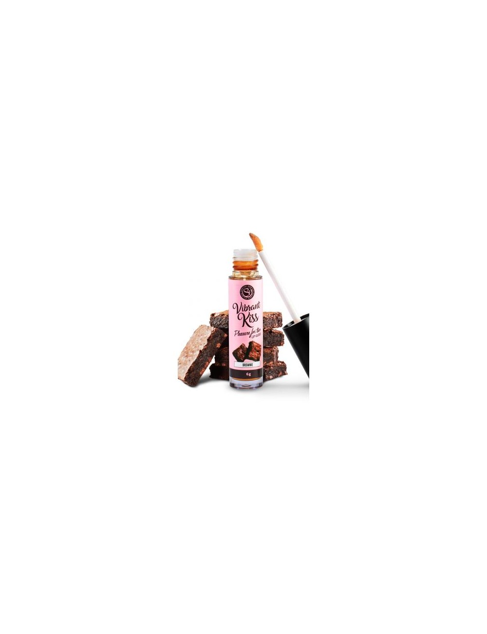 Lip Gloss Vibrant Kiss Sabor Brownie