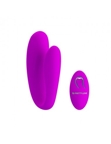 Estimulador de Parejas Control Remoto Rosa