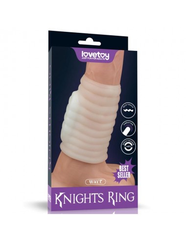 Funda para el Pene con Vibracion Wave Knights