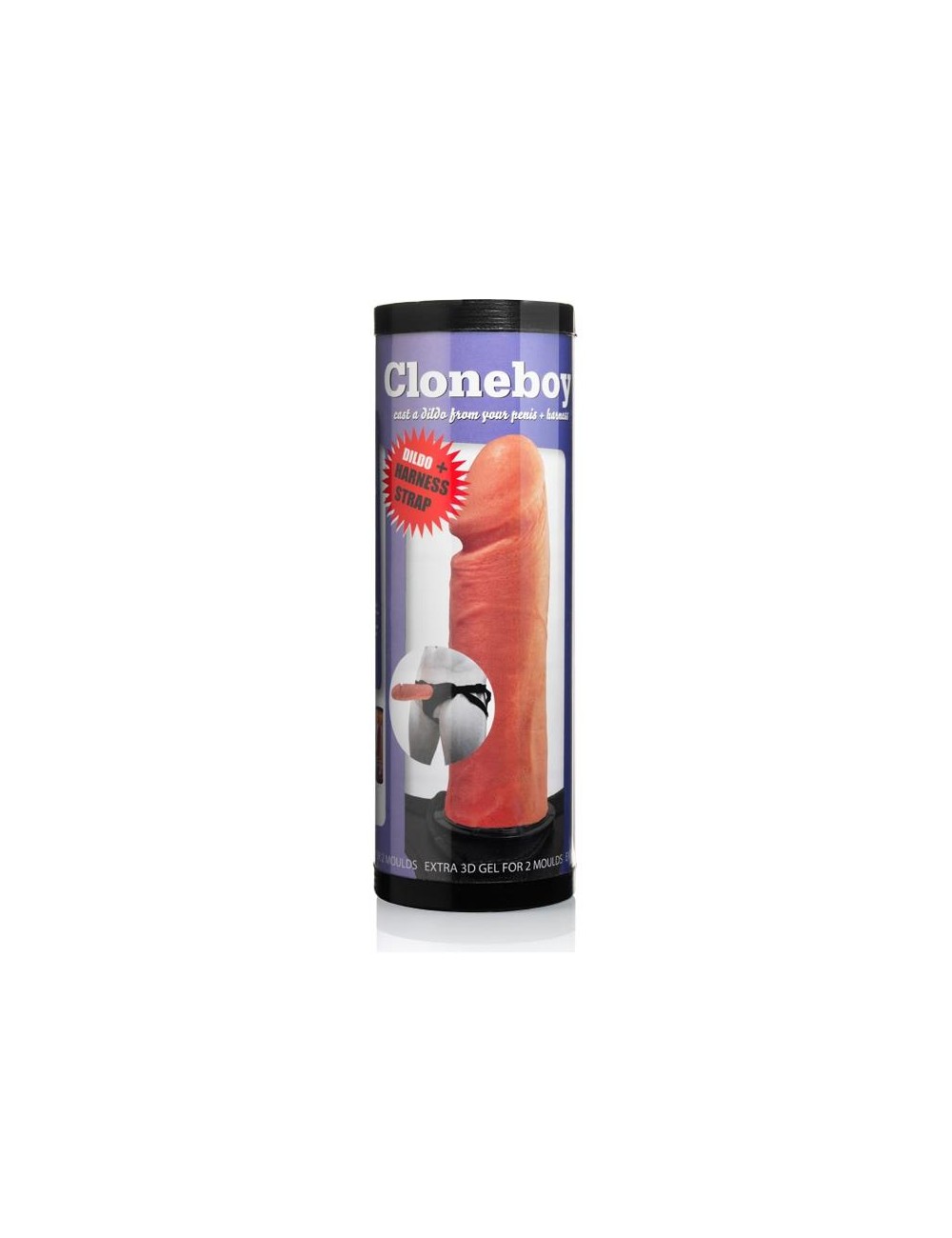 Clonador Dildo con Arnes Natural