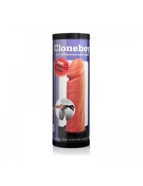 Clonador Dildo con Arnes Natural