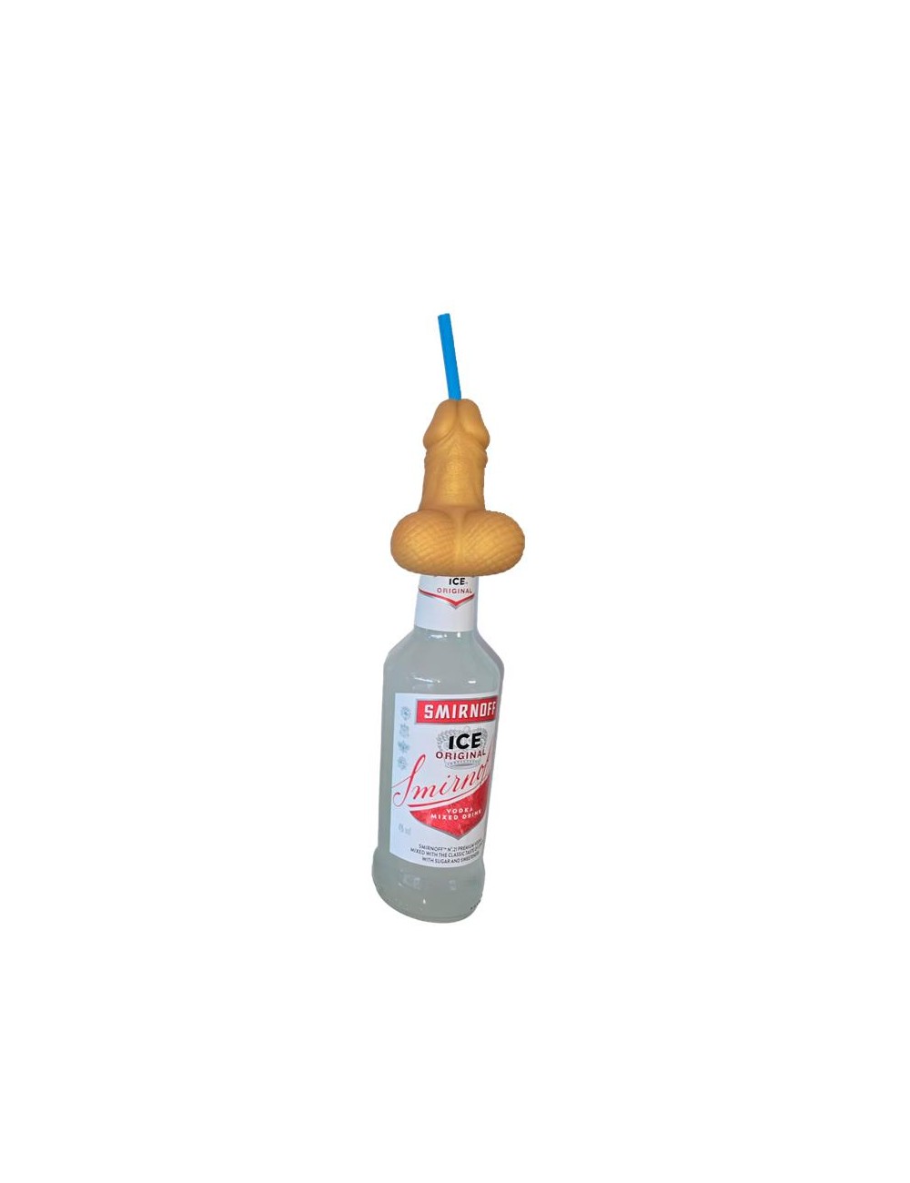 Pajita con Forma de Pene XXL para Botella de 360 ml Gold Edition