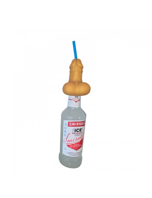 Pajita con Forma de Pene XXL para Botella de 360 ml Gold Edition
