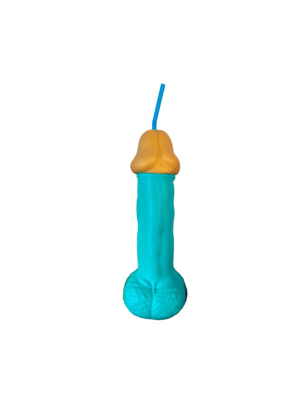 Vaso con Forma de Pene Azul 500 ml