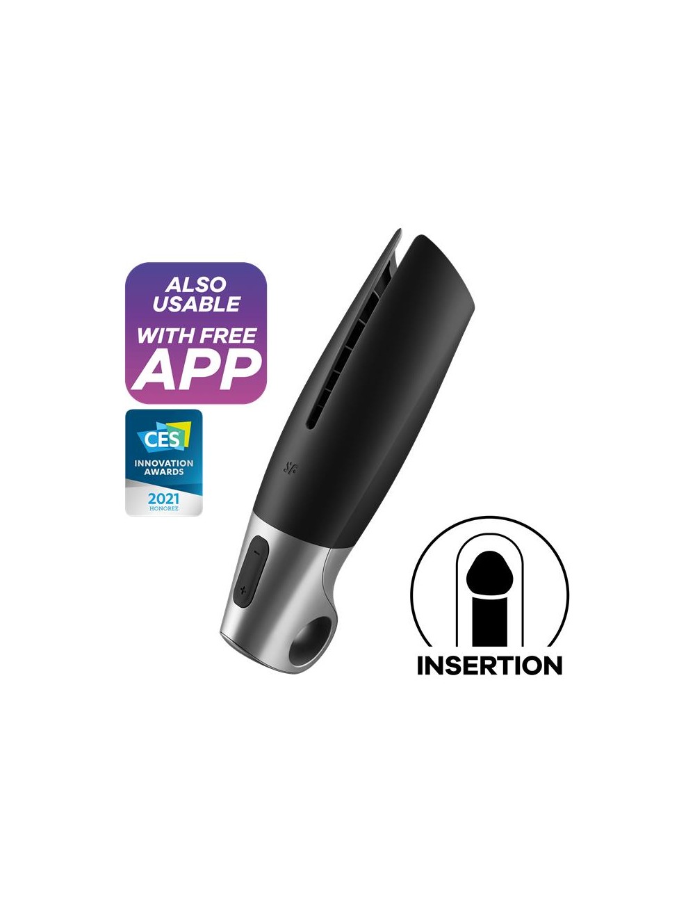 Masturbador Power Masturbator con APP Satisfyer Connect