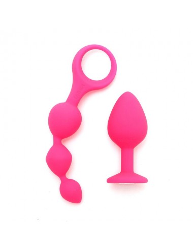 Set de 2 Juguetes Anales Barcelona Rosa
