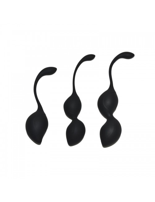 Set de 3 Bolas Kegel Geneva Negro