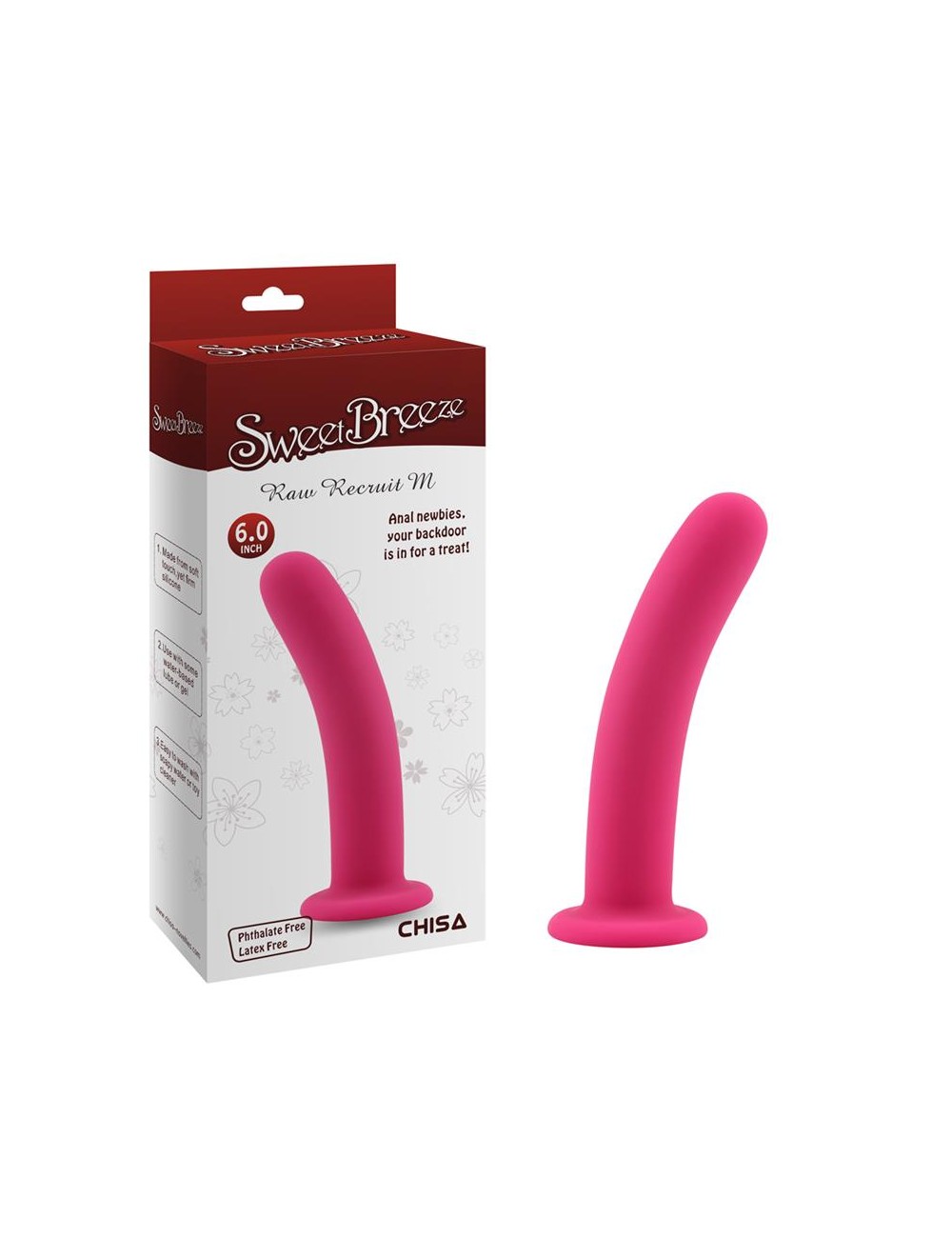 Dildo Raw Recruit Talla M Rosa
