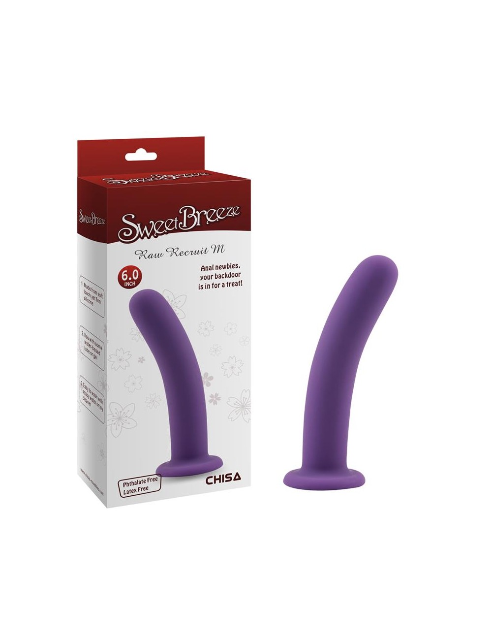 Dildo Raw Recruit Talla M Purpura