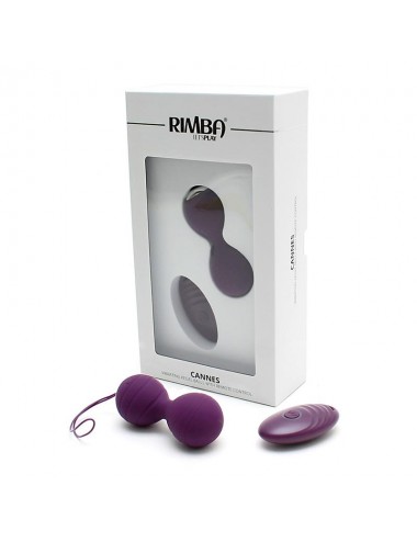 Bolas Kegel con Vibracion con Control Remorto Cannes Purpura