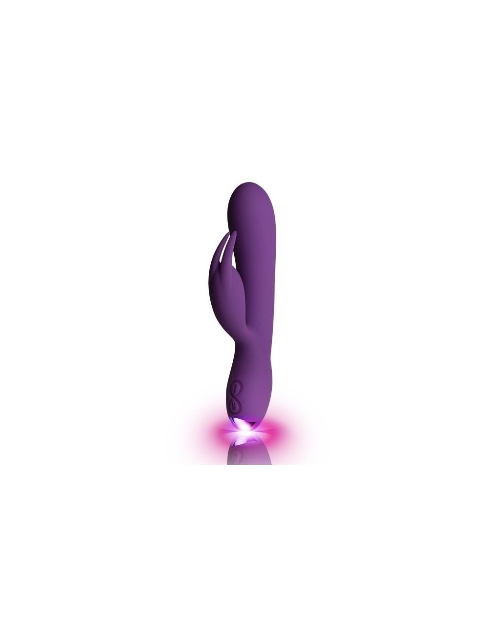 Flutter Rabbit Vibrador con Conejito 2 Motores Purpura