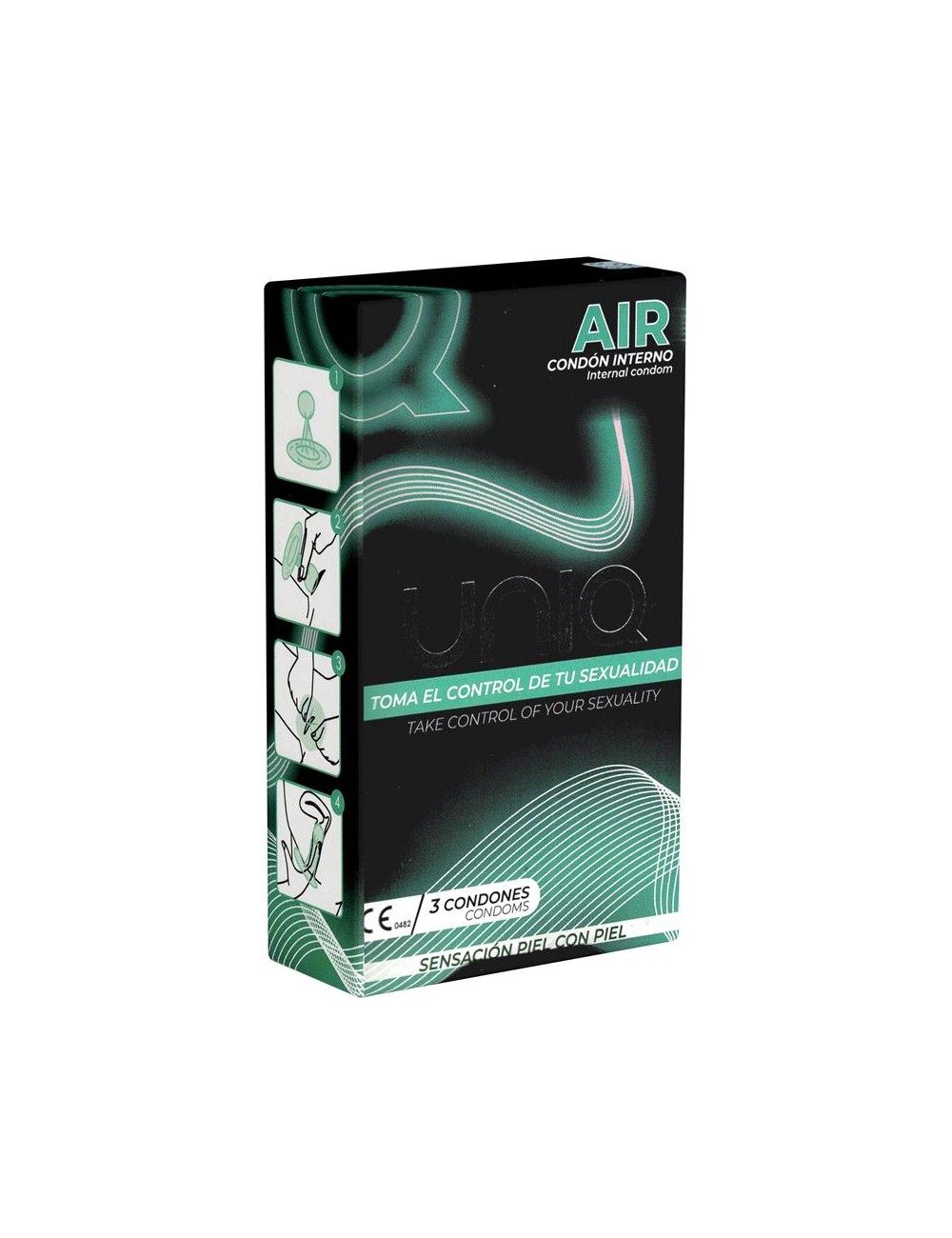 Preservativos Femeninos Air Female sin Latex 3 Unidades
