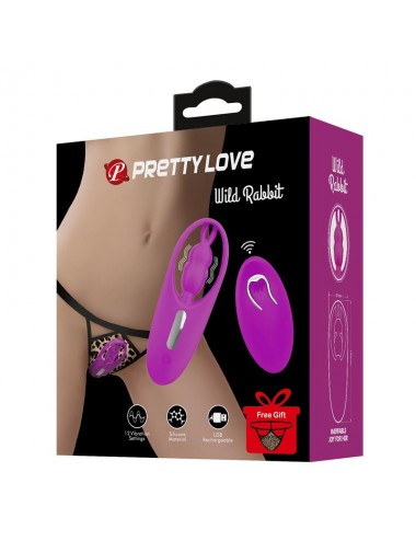 Wild Rabbit Estimulador para Braguita con Control Remoto