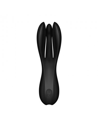 Vibrador Threesome 2 Negro