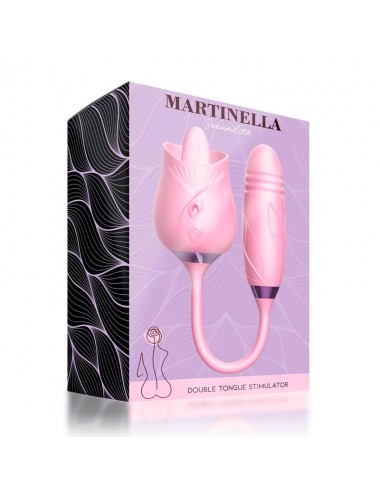 Martinella Lengua Estimuladora Clitoris y Huevo con Thrusting