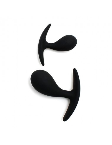 Set de 2 Plugs Anatomicos Copenhagen Negro