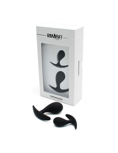 Set de 2 Plugs Anatomicos Copenhagen Negro