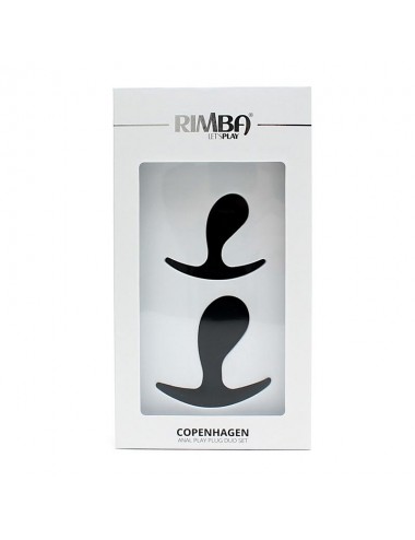 Set de 2 Plugs Anatomicos Copenhagen Negro