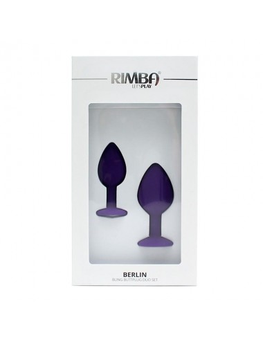 Set de 2 Plugs con Joya Berlin Purpura