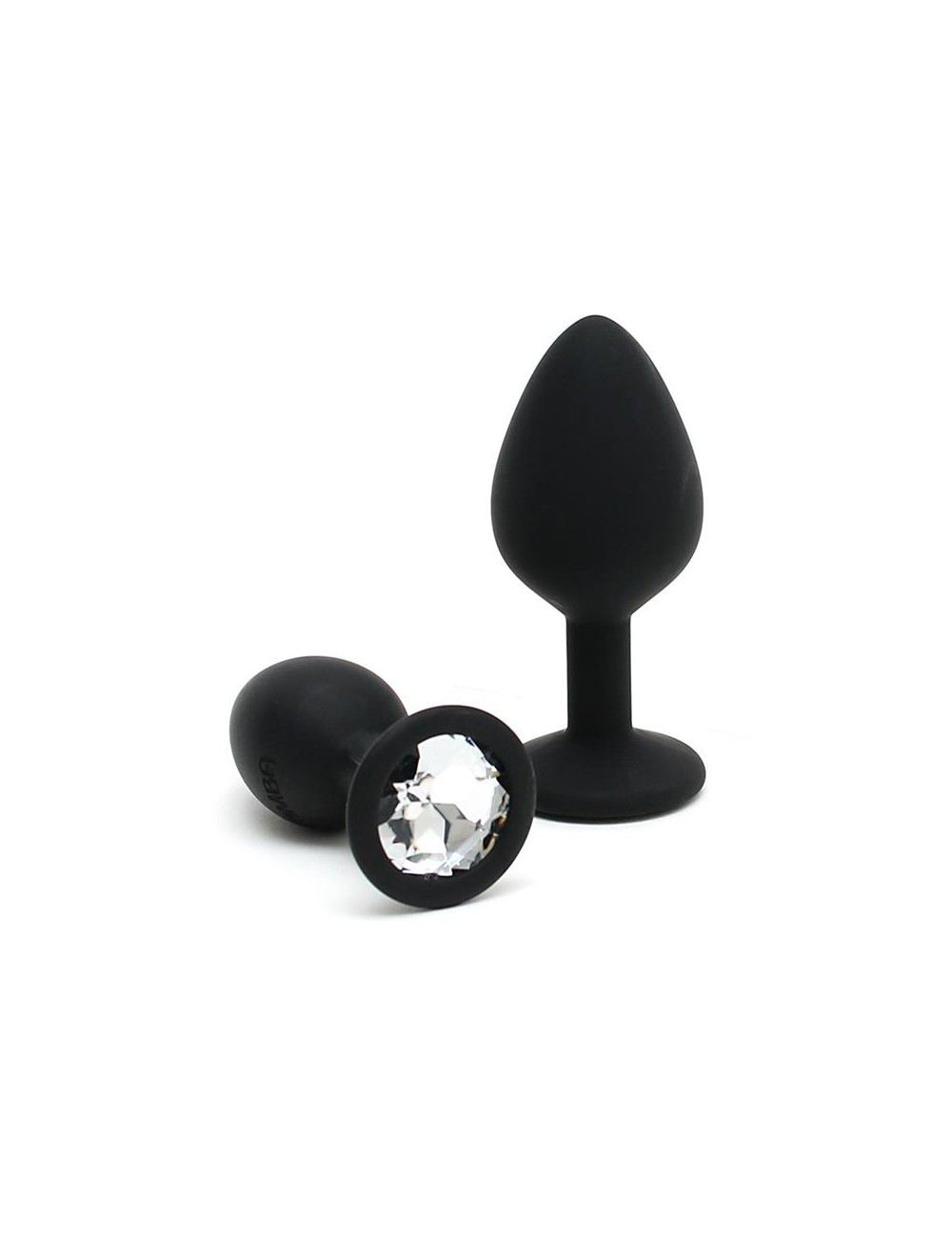 Set de 2 Plugs con Joya Berlin Negro
