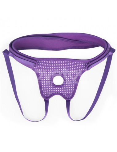 Arnes Easy Strap On Harness Polka Dots Purpura