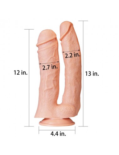 Dildo Doble King 12 Natural