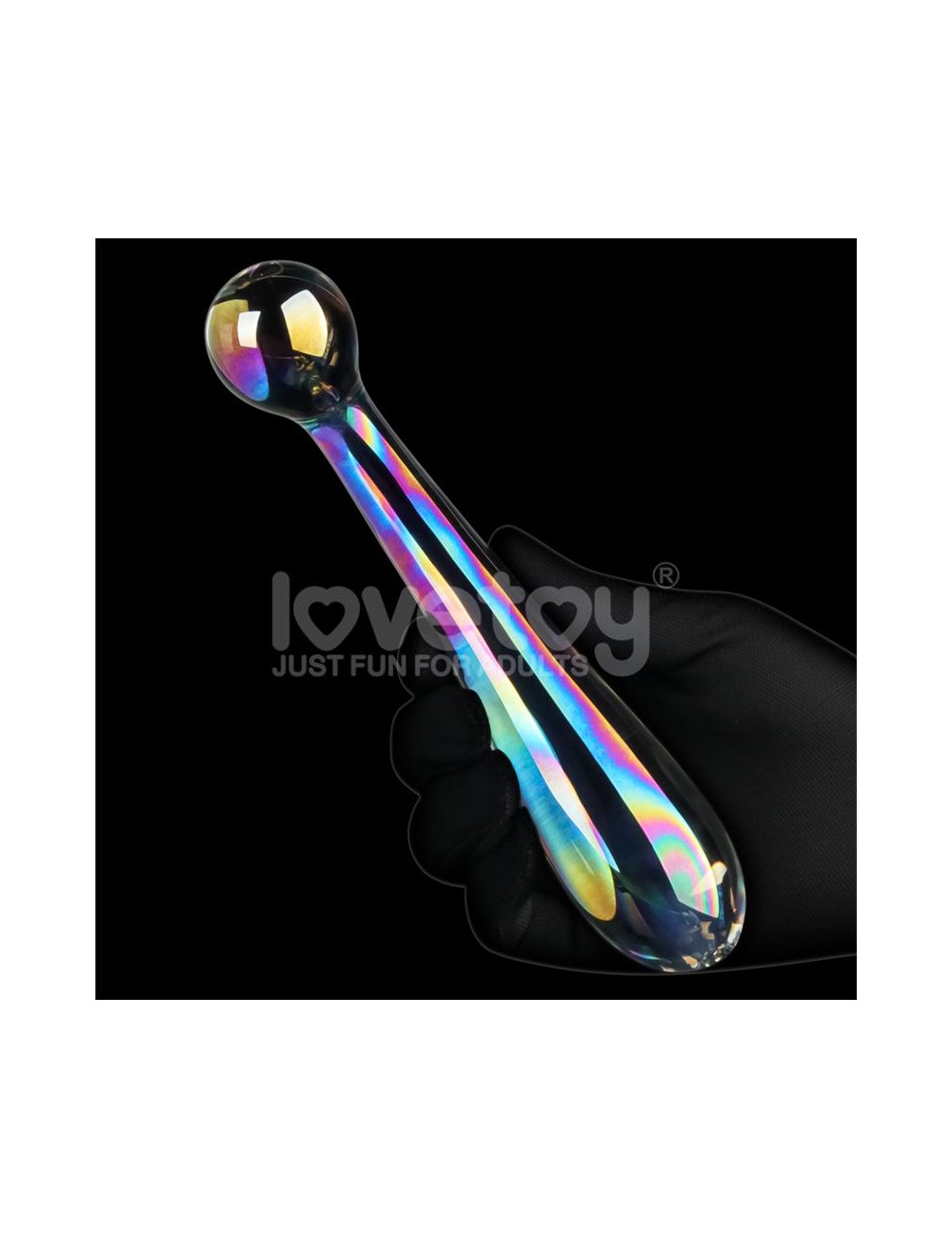 Dildo de Cristal que Brilla en la Oscuridad Twilight Gleam Alluring Arc