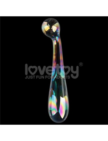 Dildo de Cristal que Brilla en la Oscuridad Twilight Gleam Alluring Arc