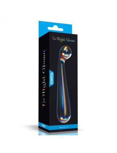 Dildo de Cristal que Brilla en la Oscuridad Twilight Gleam Alluring Arc