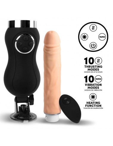 Sex Machine Vibracion Thrusting y Calor Control Remoto USB
