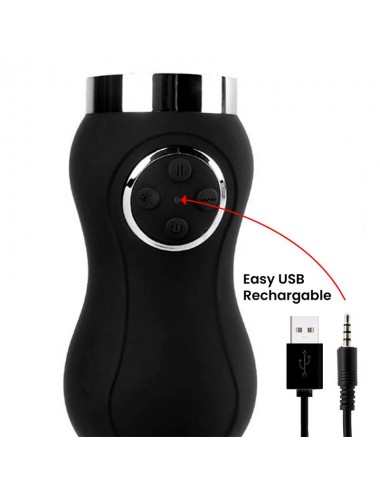 Sex Machine Vibracion Thrusting y Calor Control Remoto USB