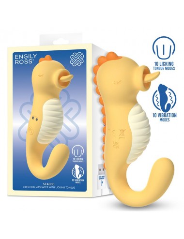 Seaboo Masajeador con Vibracion y Lengua Licking