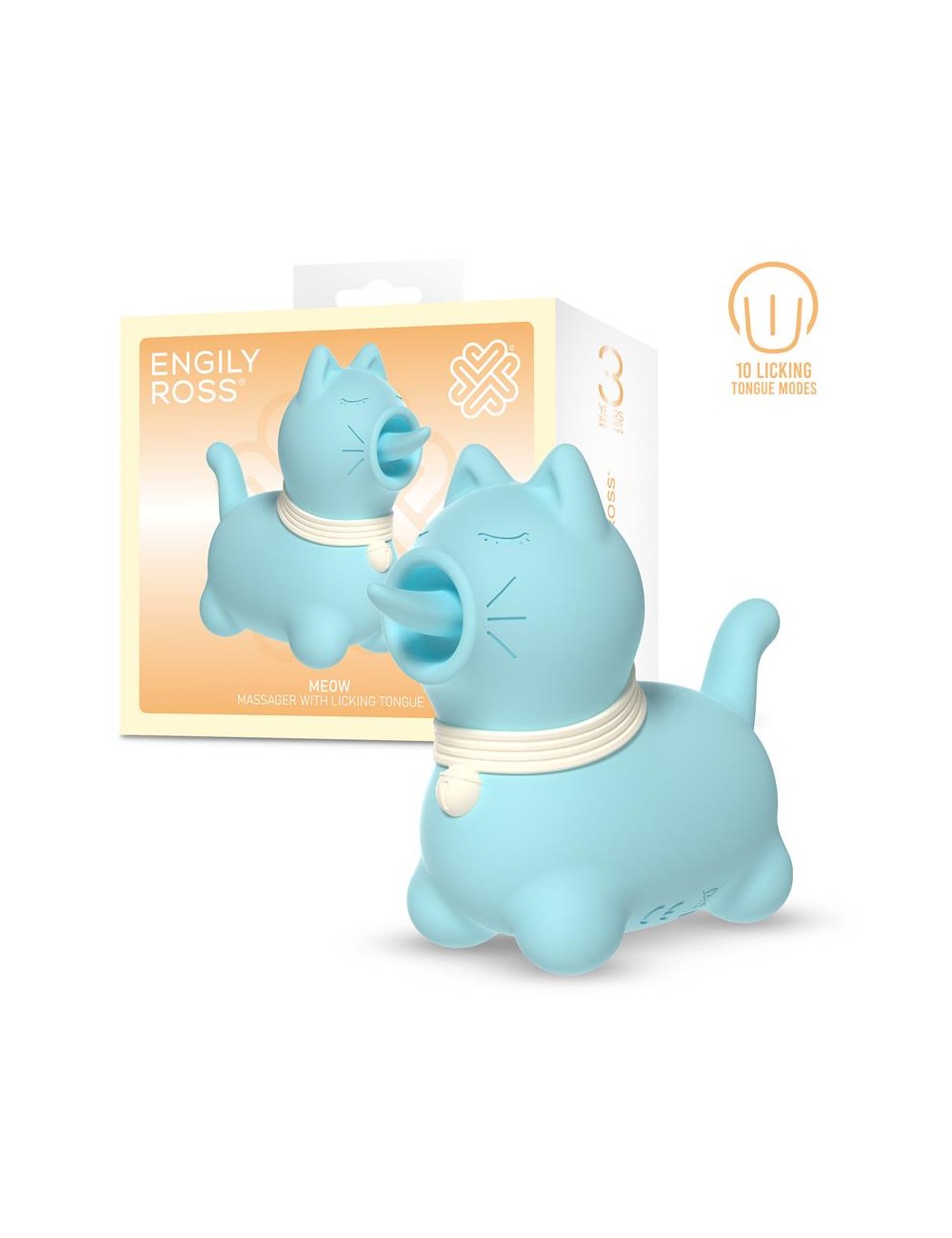 Meow Masajeador con Lengua Licking