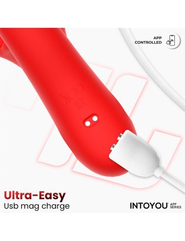 Franky Vibrador con Biting y Bola Rotativa con APP