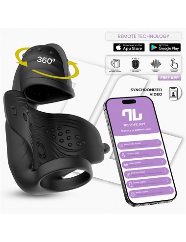 Zonte Masturbador con Rotacion y Vibracion con App