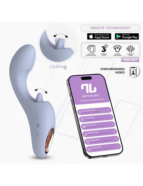 Licky Vibrador con Lengua Licking con App