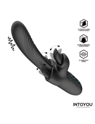 Triton Vibrador Triple Lengua