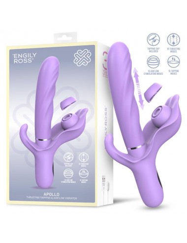 Apollo Vibrador con Thrusting Tapping y Succion
