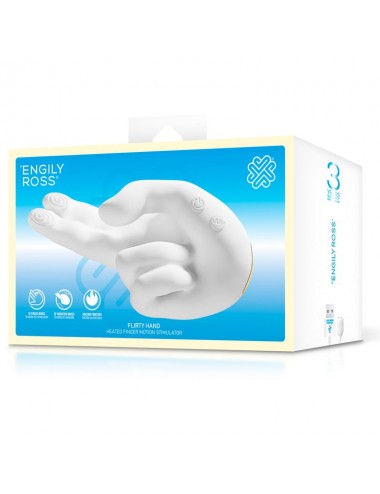 Flirty Hand Estimulador Finger con Efecto Calor