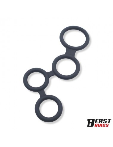 Multi Anillo para el Pene Silicona 47 mm