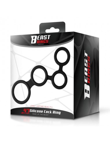 Multi Anillo para el Pene Silicona 47 mm