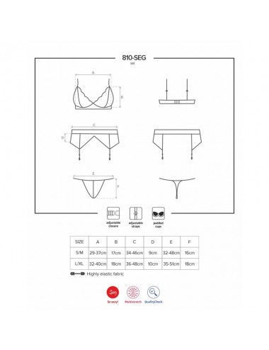 810-SEG-1 Set 3 Piezas...