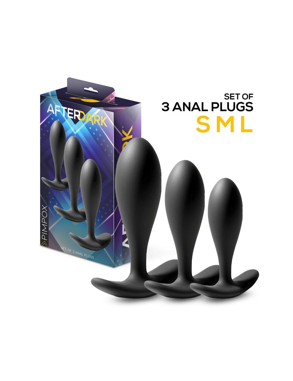Pimpox Set de 3 Plugs Anales